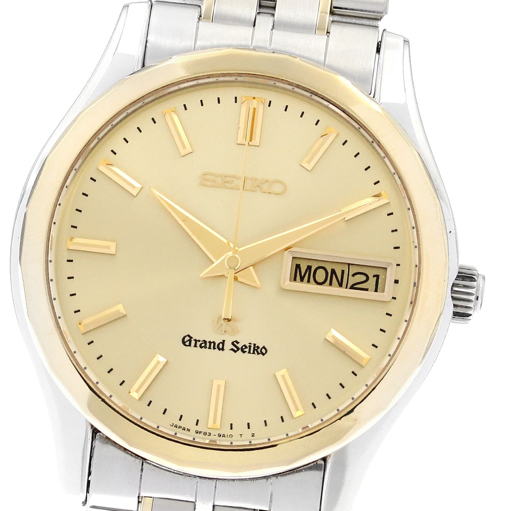 セイコー SEIKO SBGT004/9F83-9A20 グランドセイコー K18YG デイデイト クォーツ メンズ 良品 _890947【中古】