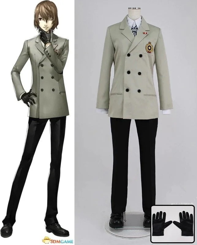 コスチューム コスプレ衣装 明智吾郎 ペルソナ5 スーツ ハロウィン 2023年新作入荷コスプレ30%までに制限