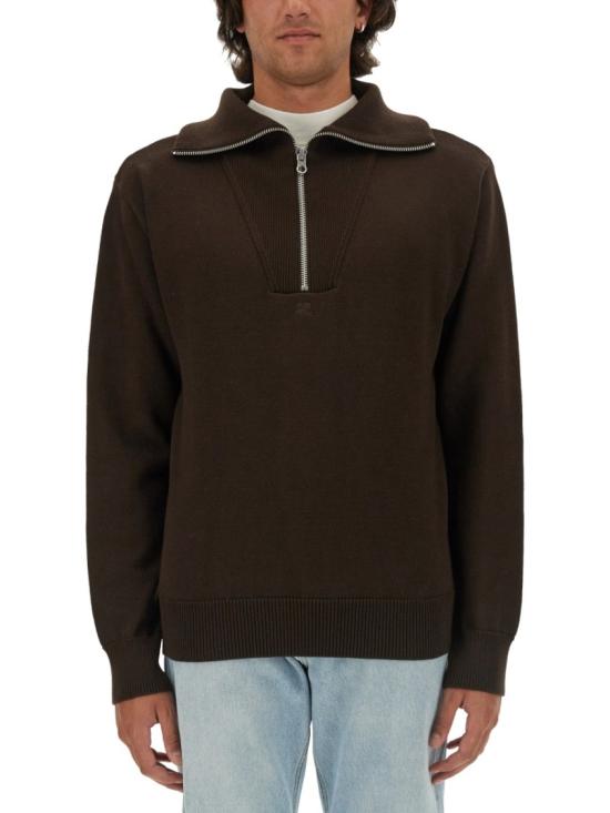 COURREGES Men Polo Shirts 324MPU171 FI00361093 Black