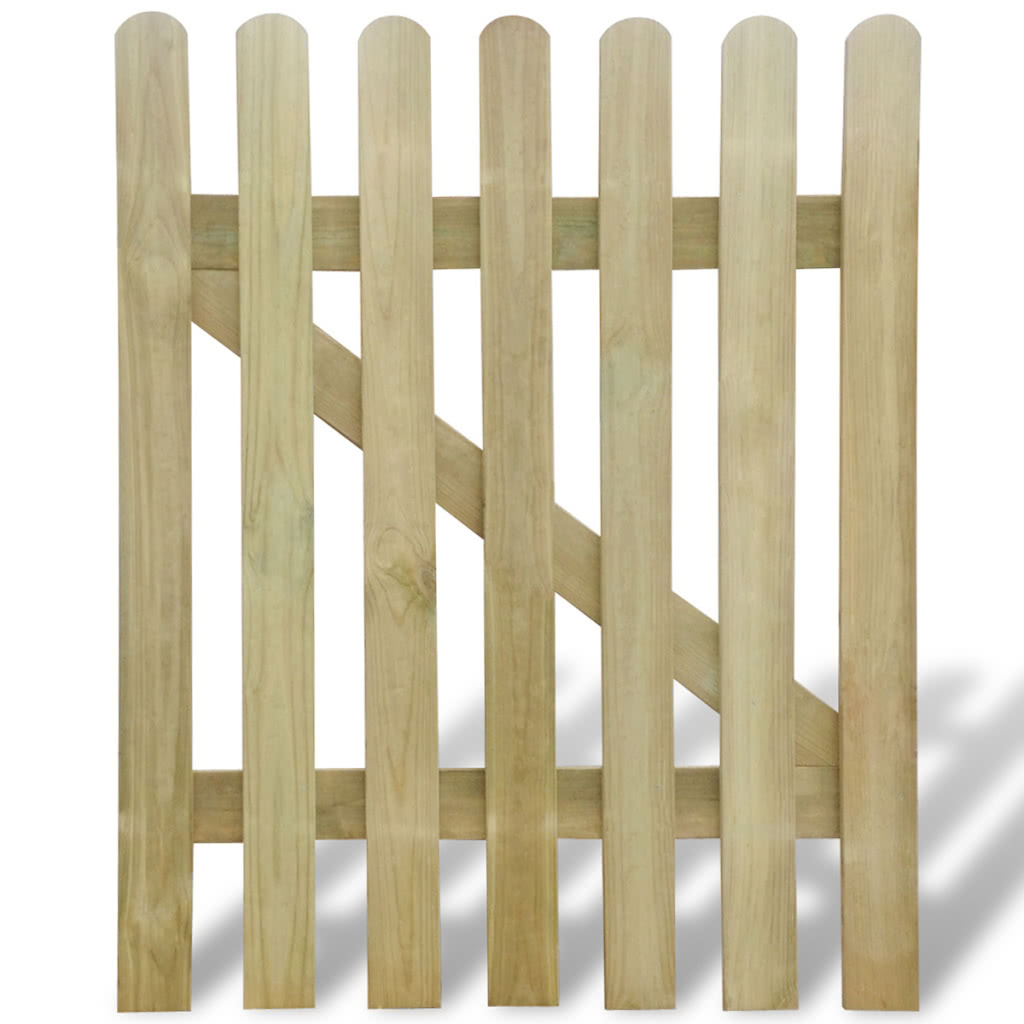 Holzgartentor Mit Latten 100 X 120 Cm