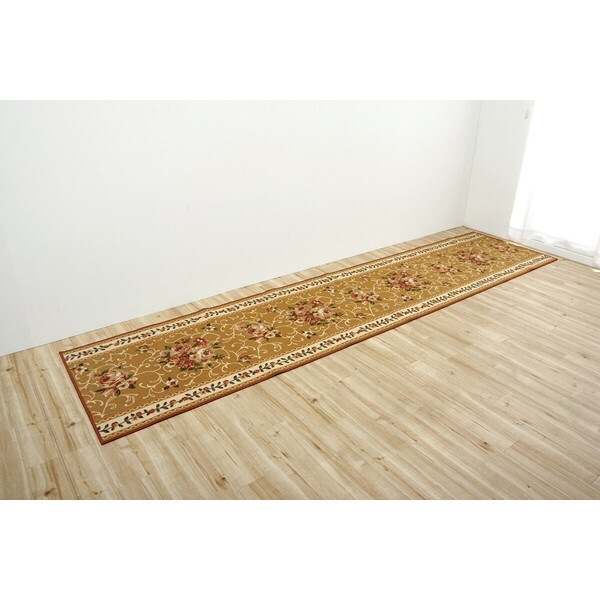 1340560025406 撥水キャンベル マット BE 79×540 ベージュ 廊下敷き メーカー直送