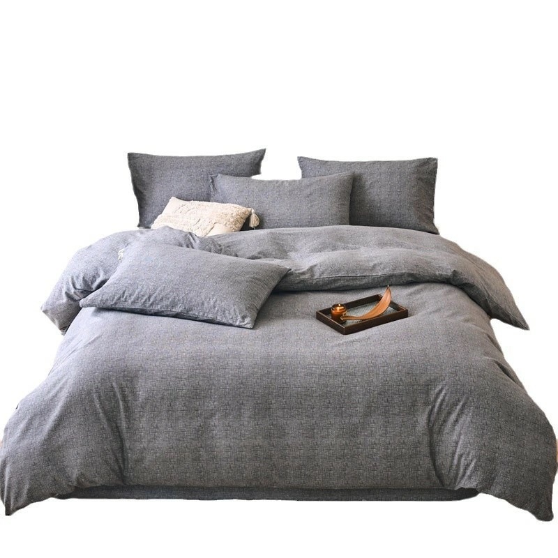 ベッドカバーセット 純綿 北欧風 シンプル デザイン 寝具 三点セット 4点セット