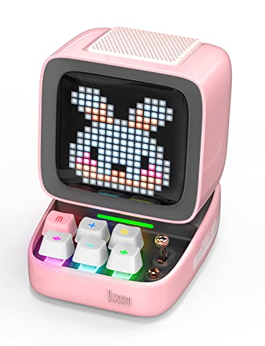 Divoom Ditoo-Pro ポータブルBluetoothスピーカー3.55インチLEDスクリーンピクセルディスプレイDSPワイヤレススピーカーAPPコントロールオーディオHDメカニカルキー