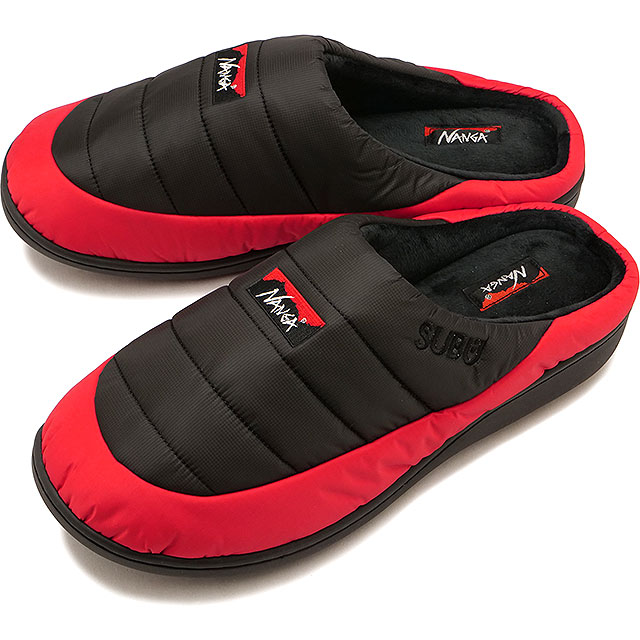 コラボ スブ SUBU クロッグサンダル 30thアニバーサリー オーロラテックスコンビウィンターサンダル [NA2443-3E107-A] メンズ・レディース 靴 30周年限定 冬用 RED/BLK