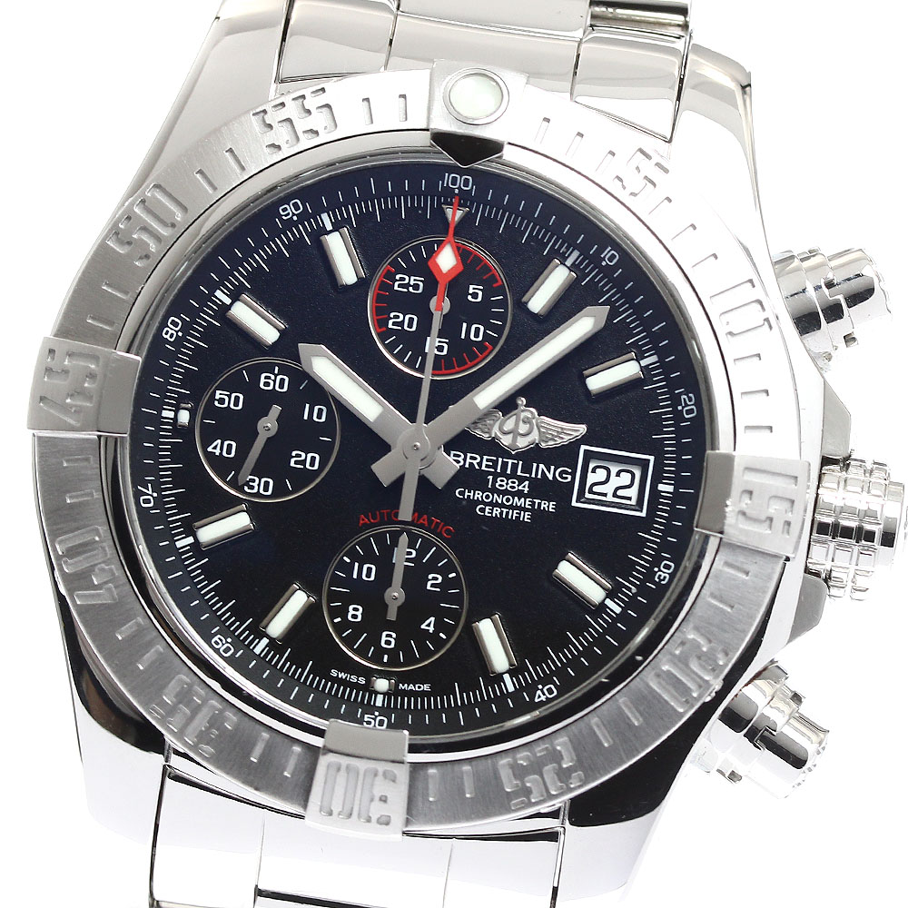 ブライトリング BREITLING A13381 アベンジャー2 43ｍｍ クロノグラフ デイト スモールセコンド 自動巻き メンズ 良品 _908353【中古】