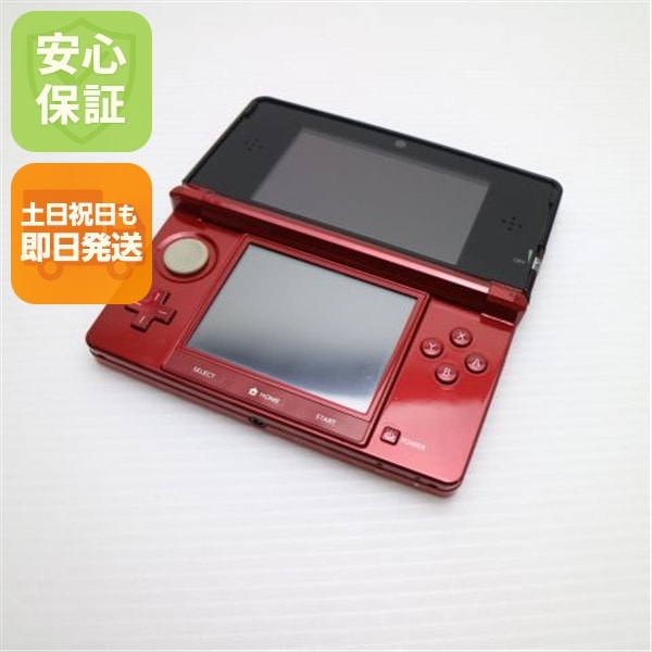 良品ニンテンドー3DS フレアレッド game 任天堂 165