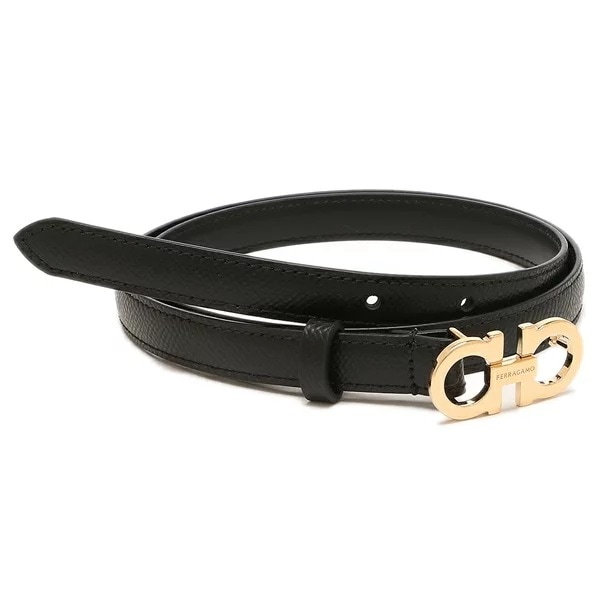 ベルト ガンチーニ ブラック レディース Salvatore Ferragamo 23B224 675180