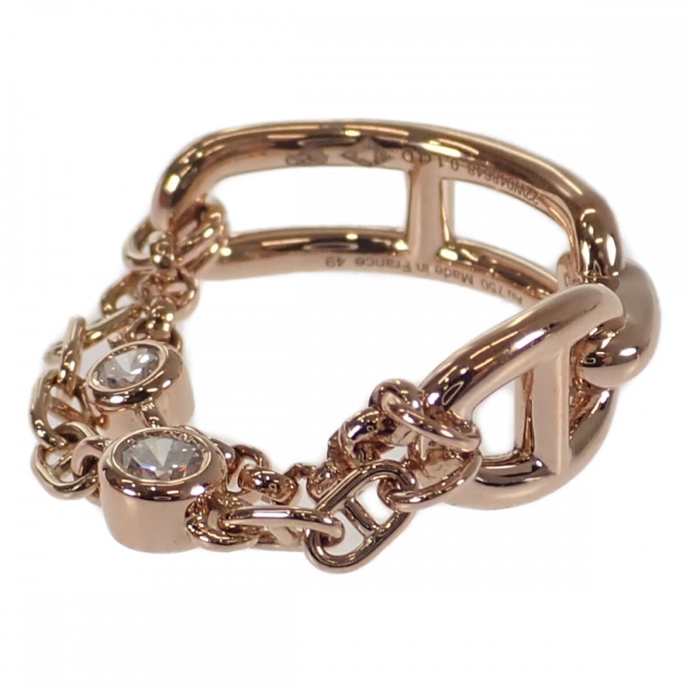 シェーヌダンクル カオス H222627B_00049 リング K18ピンクゴールド 9号 ダイヤモンド #49 レディース【Aランク】 236,000円