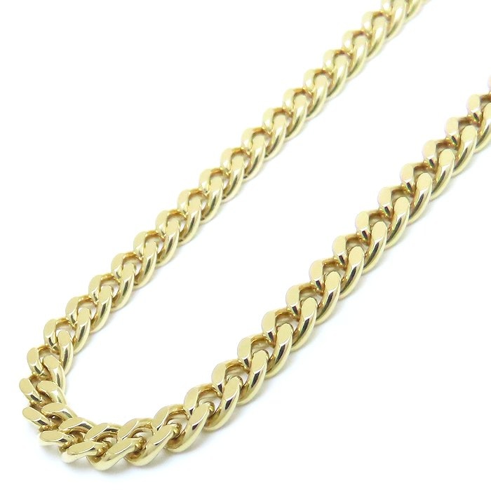 喜平ネックレス K18YG イエローゴールド メンズ 2面 シングル 50.5cm 30g/76339【中古】