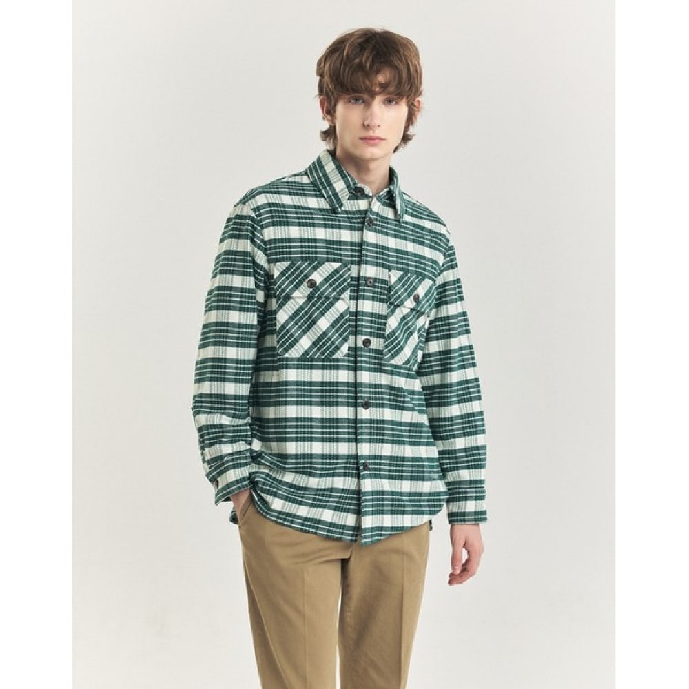 (ヘッジズ) 24FW グリーンチェックジャケット HZSH4D577E2 23,376円