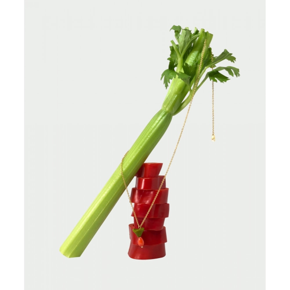 SICKFUMEDOT レッドペッパーネックレス モデル名