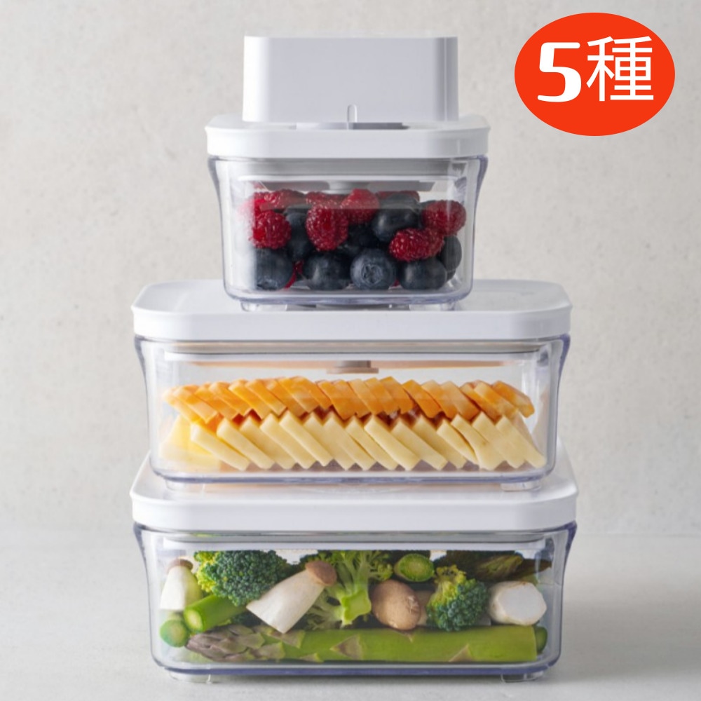 バークエン マッハ スターター 5個セット プレミアム 真空 食品 保存容器 便利な 食品 密閉 容器 BPAフリー / 100%漏れ防止 非真空保存の容器よりも最大5倍長く食品を新鮮に保存可能 20,433円