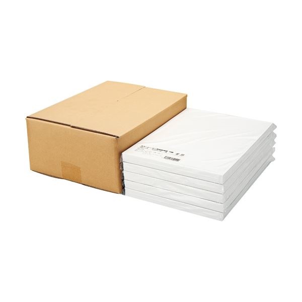 （まとめ）TANOSEEカラーレーザーIJ用名刺用紙 10面 白 1セット（500シート:100シート5冊）3セット