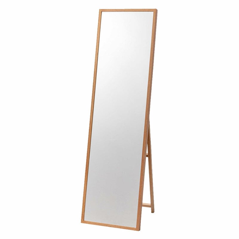 スタンドミラー MTK-312NA 【 インテリア雑貨 家具 鏡 おしゃれ 姿見 木製フレーム カガミ かがみ 全身 】