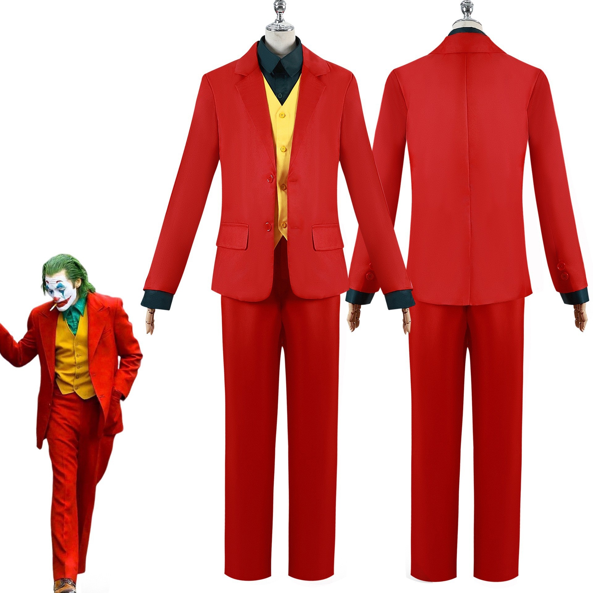 【即納&迅速な出荷】ピエロ服ハロウィーンピエロ映画フェニックスコスプレ服