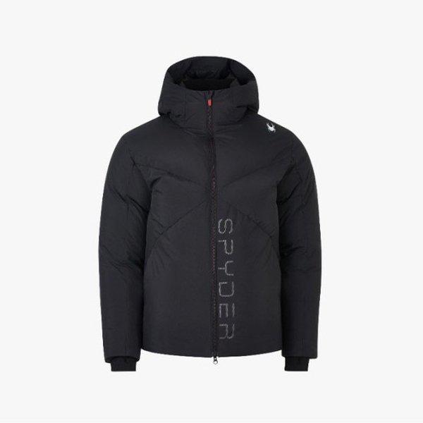 パディングPQF SPIWCNDJ307U-BLK [ヘキセン] Xラインボリュームダウンジャケット