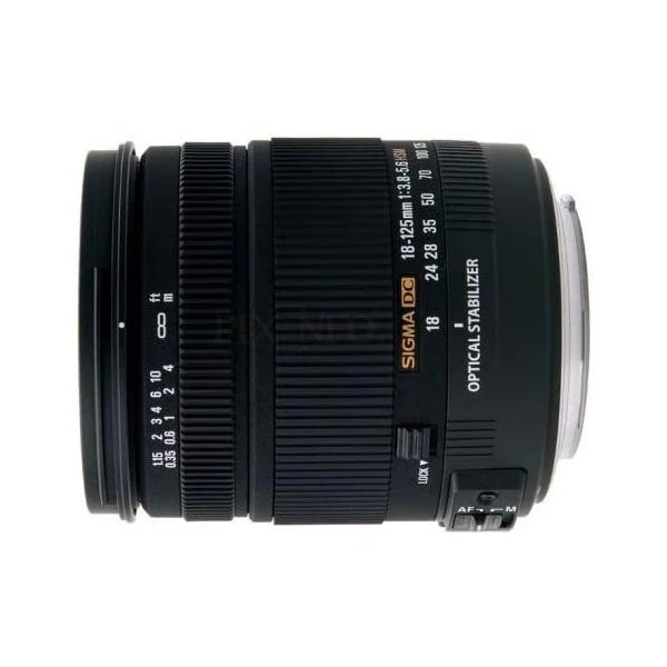 【中古】シグマ SIGMA 18-125mm F3.8-5.6 DC OS HSM キヤノン用