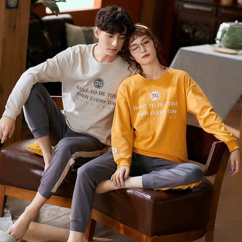 ルームウェア パジャマ 寝巻き レディース トップス ボトムス 上下セット 2点セット ツーピース ロングTシャツ 長袖 袖あり ロンT ラウンドネック ロゴ ロング パンツ ズボン M L X 大人