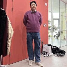 キム・スヨン様協賛 WTM ワンタック カーゴ デニム バンディング パンツ
