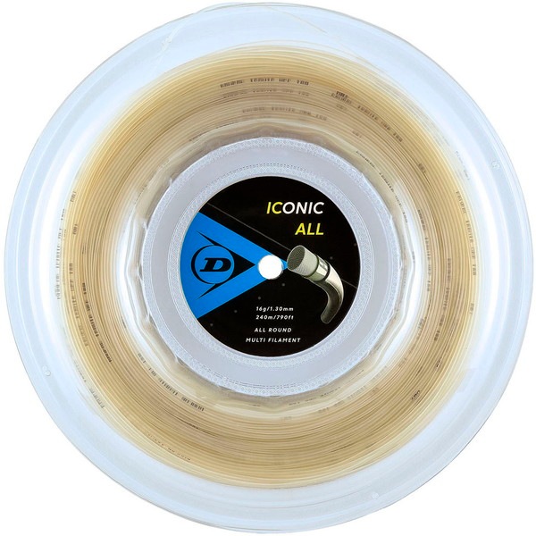 DUNLOP ダンロップテニス ストリング ナイロン系 マルチフィラメント アイコニック・オール 240m テニス ガット DST32001-615