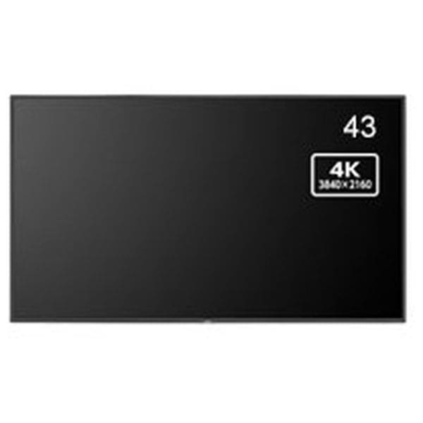 LCD-P435 MultiSync [43型液晶ディスプレイ (38402160 / HDMIDisplayPort / ブラック / スピーカー:なし)]
