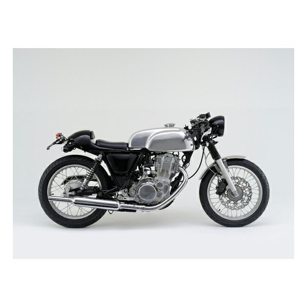 スリップオンキャブトンタイプマフラー SR400 10 RH03JFI用 クロームメッキ D92255