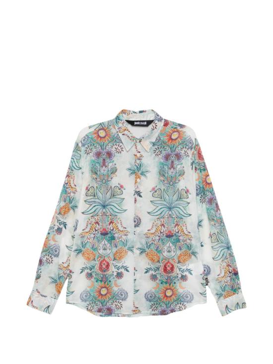JUST CAVALLI Men Shirts 80OAL210 NS780217 Mmarrone