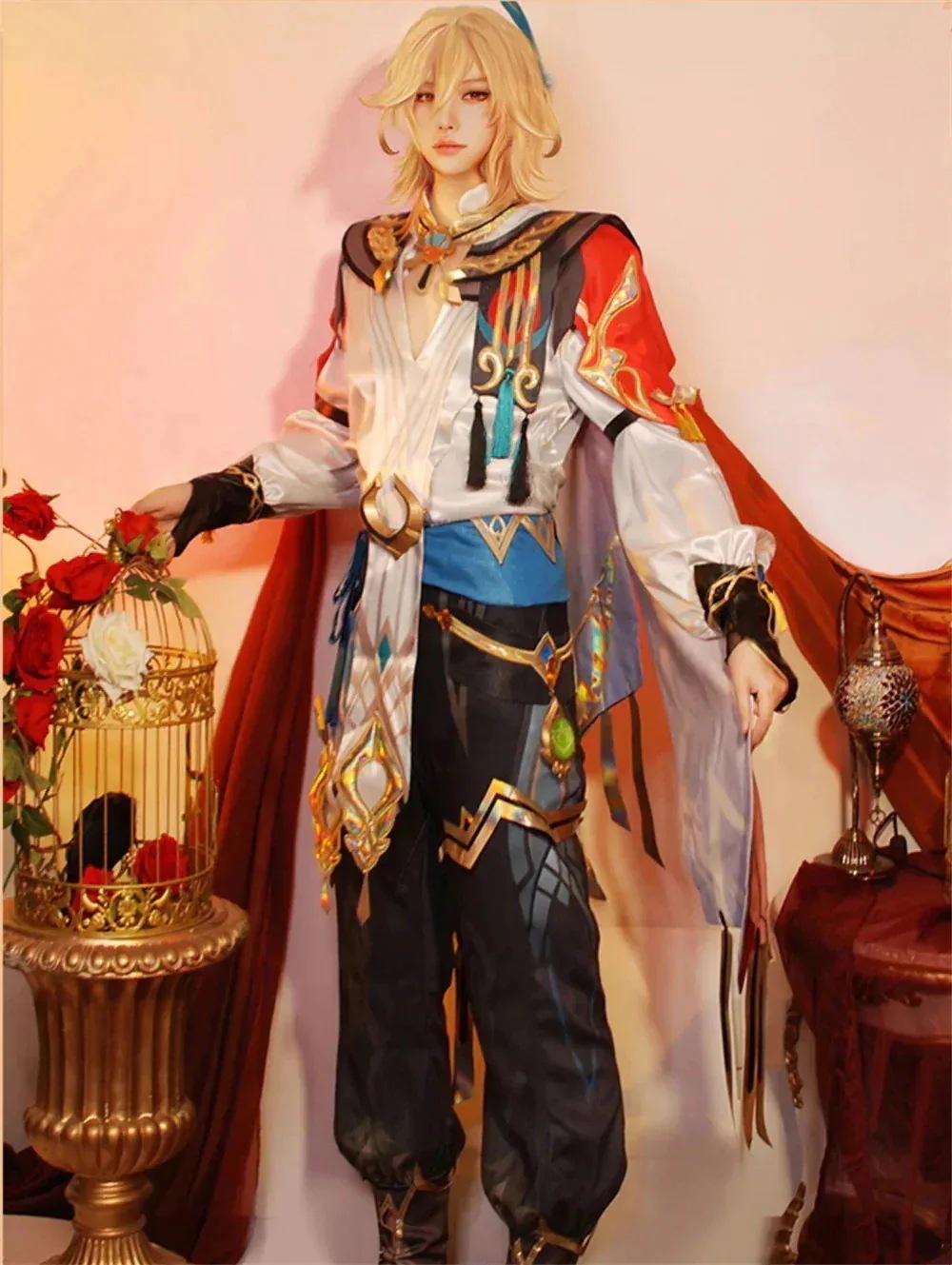 コスプレ衣装 ハロウィン 変装 カーヴェ 仮装期間限定30％ コスチューム 原神 げんしんパーティーイベント用品コスプレ変装仮装