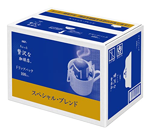 AGF ちょっと贅沢な珈琲店 レギュラーコーヒー ドリップパック スペシャルブレンド 7g*100袋 【 ドリップコーヒー 】 4,696円