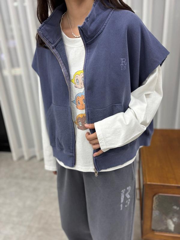 セール) キュー ジップアップ ベスト
