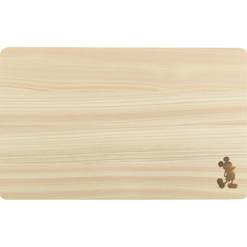 ひのきのまな板（中） ミッキーシルエット