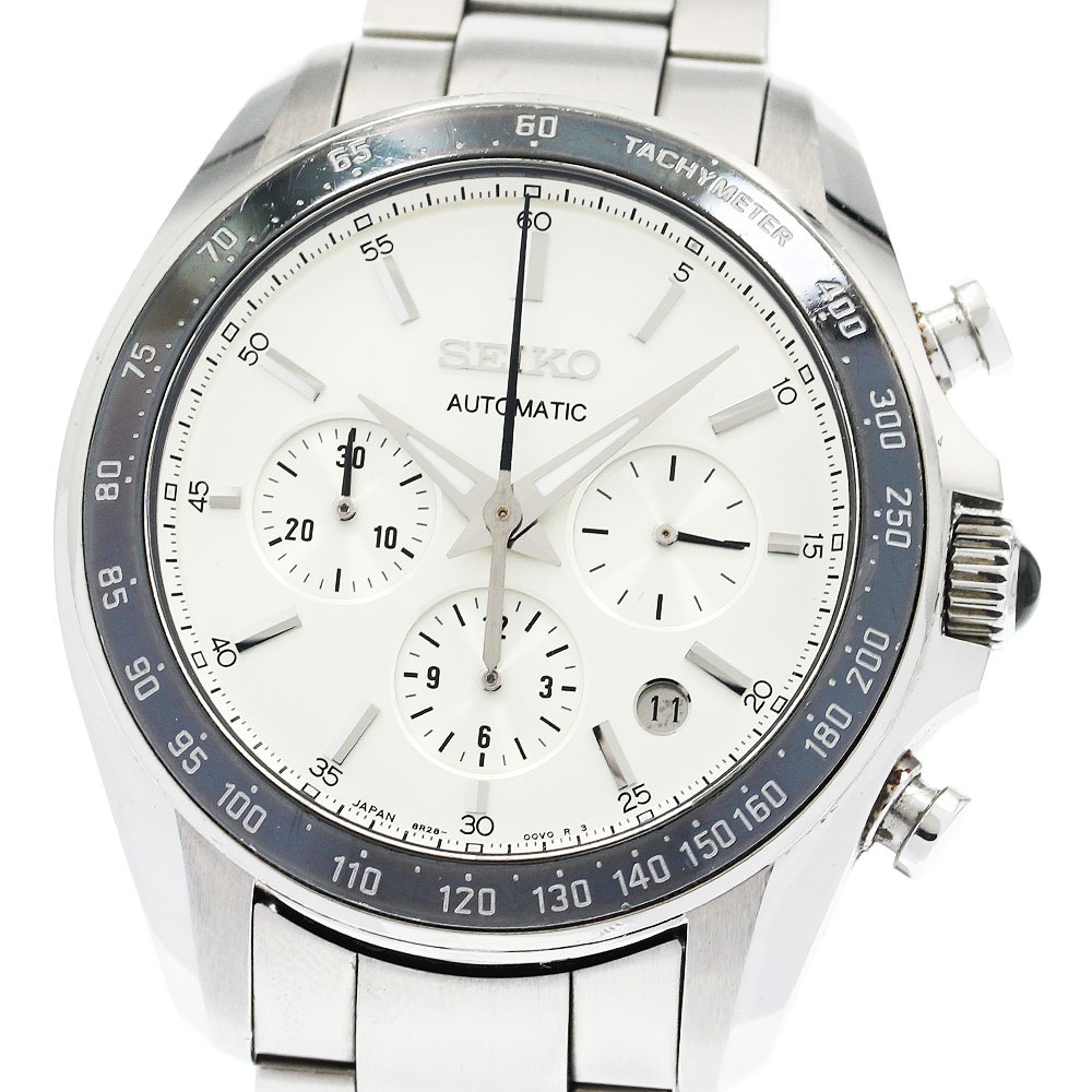セイコー SEIKO SDGZ005/8R28-00S0 ブライツ クロノグラフ50周年記念限定 デイト 自動巻き メンズ _930688【中古】