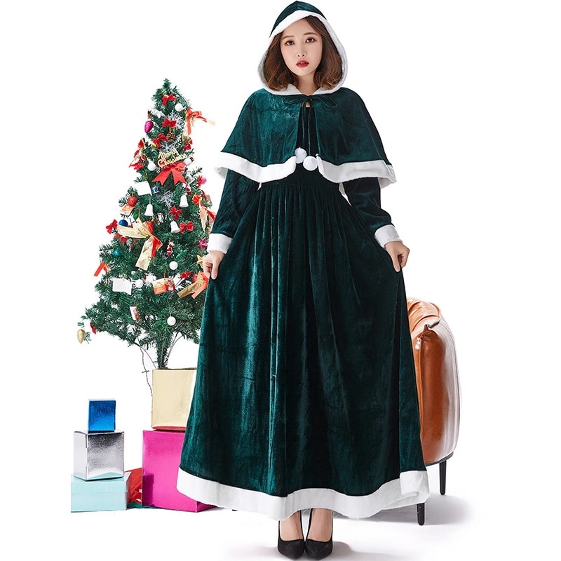 サンタ ワンピース クリスマス コスチューム サンタワンピース 緑 サンタコスプレ トナカイ ツリークリスマス仮装 クリスマス サンタ Christmas 衣装 コスプレ サンタクロース コスチューム