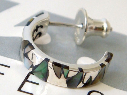 FREE STYLEfse876-bshブラックシェルフリースタイルピアスstジュエリーアクセサリー