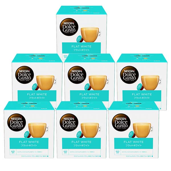 ネスカフェ ドルチェグスト 専用カプセル フラットホワイト7箱【4営業日以内に出荷】ネスレ ネスカフェ コーヒー ホットコーヒー