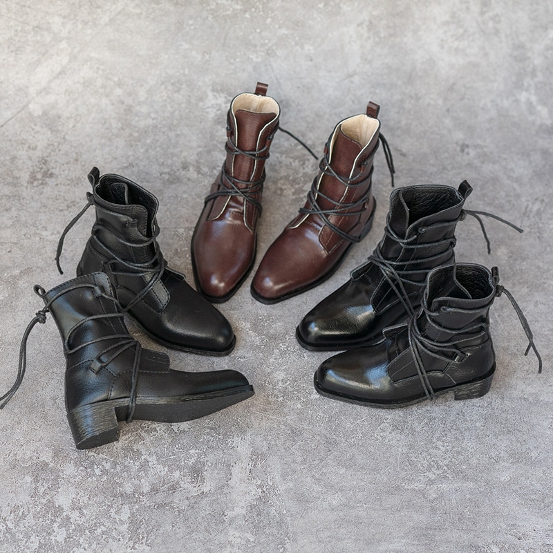 70cmBJDドール用お靴 ショートブーツ SD17/POPO68/LS73サイズ人形通用 シューズ