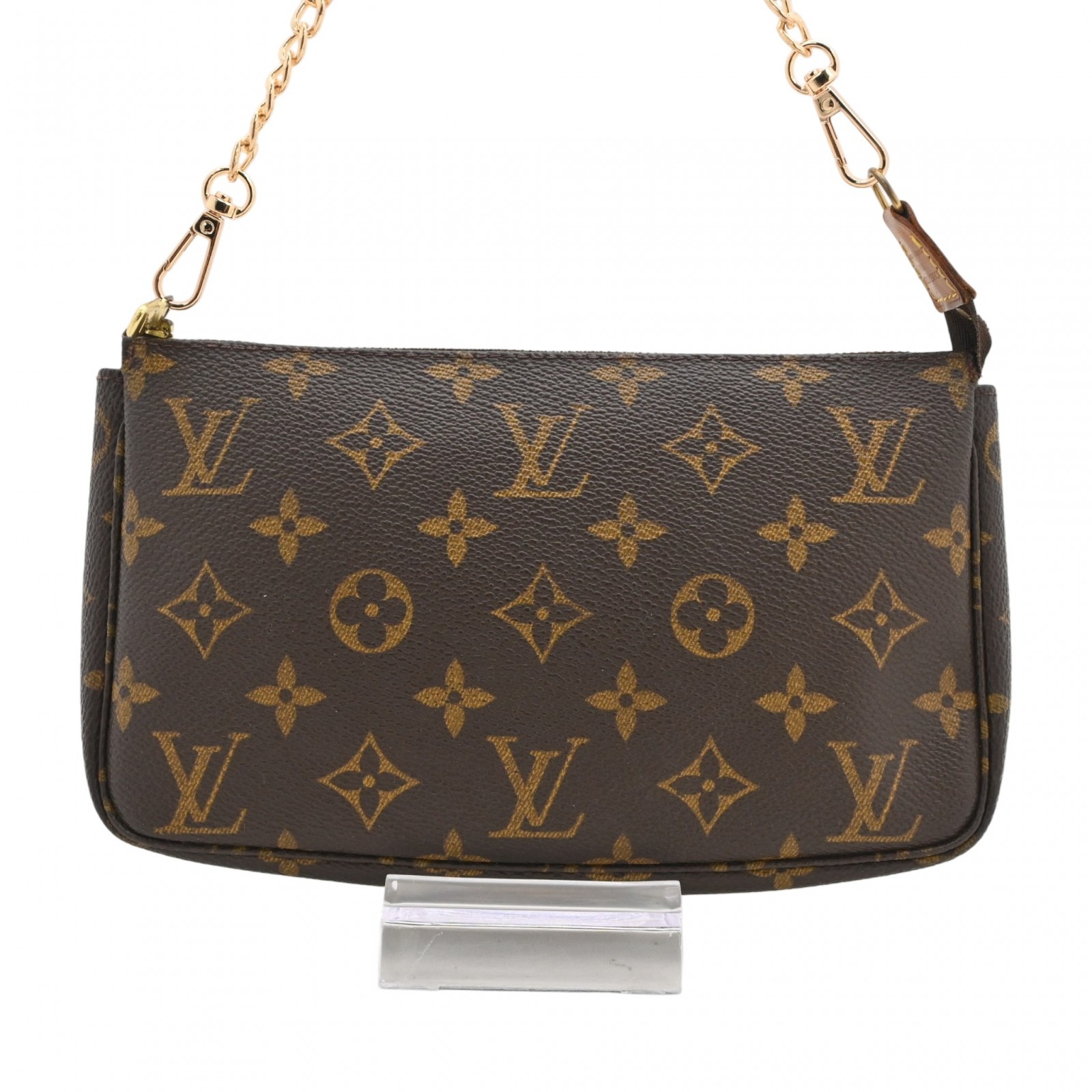 【中古】ルイヴィトン モノグラム ポシェット アクセソワール ハンドバッグ ポーチ Bランク lv8732cc