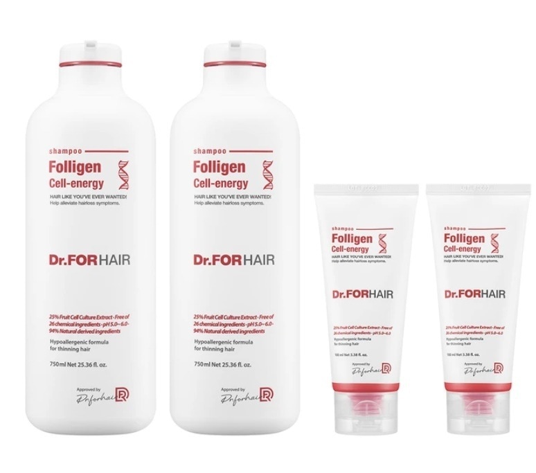 Dr.For Hair ドクターフォーヘア セルエナジーシャンプー 750ml x 2 + 100ml x 2