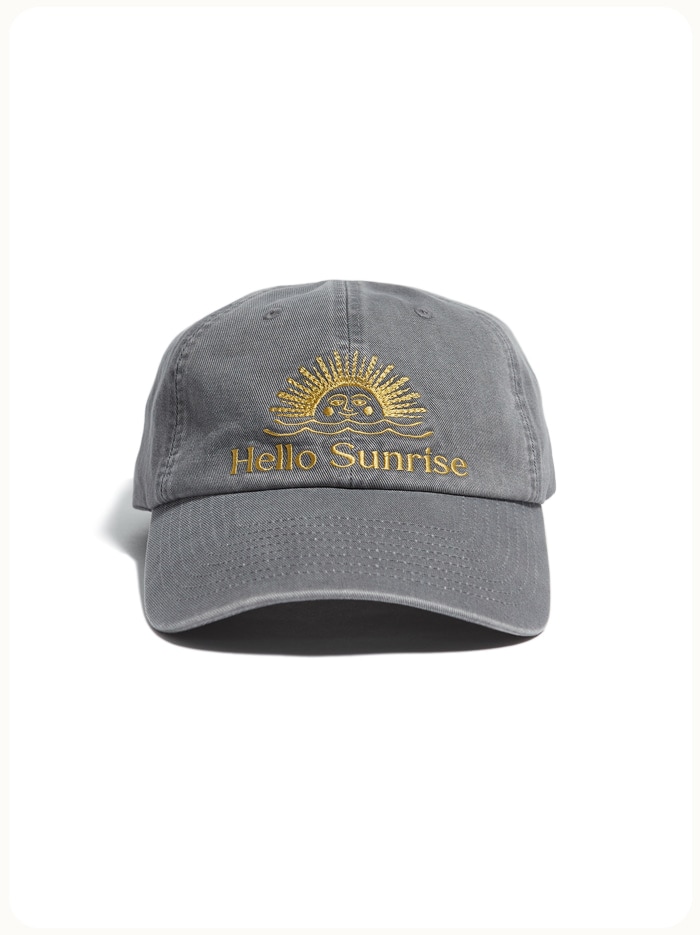 キャップ HELLO SUNRISE Washed OG Logo Ball CapGray 23HSCPGR0038 ciatre x HS Two Tone Washed OG Logo Cap | ciatre