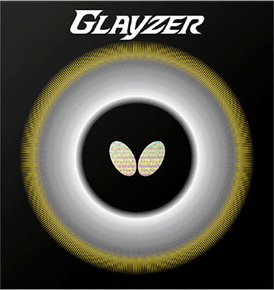 バタフライ BUT-06100-006-A 卓球裏ソフトラバー　グレイザー(レッド・サイズ：1.9） BUT06100006A