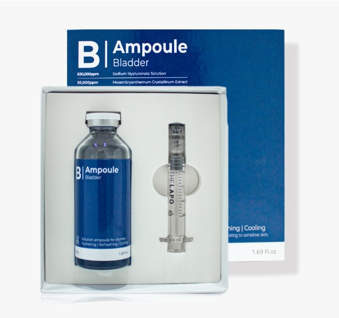 [韓国純正]Bアンプル50ml+シートマスクプレゼントプレゼント/水分充填/肌熱低減/MTS使用後管理/レーザー施術後管理/クーリング効果