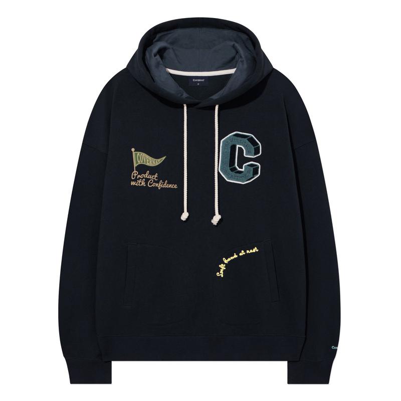 レターマングラフィックパーカー Dark Navy CO2503HD22DN