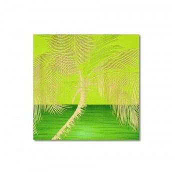 ウッド スカルプチャー アート「パーム ツリー」 GR+NP SA-15089