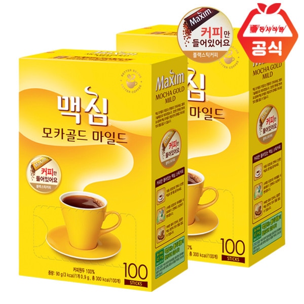 【マキシム】 マキシムモカゴールド ブラックコーヒー 100T+100T