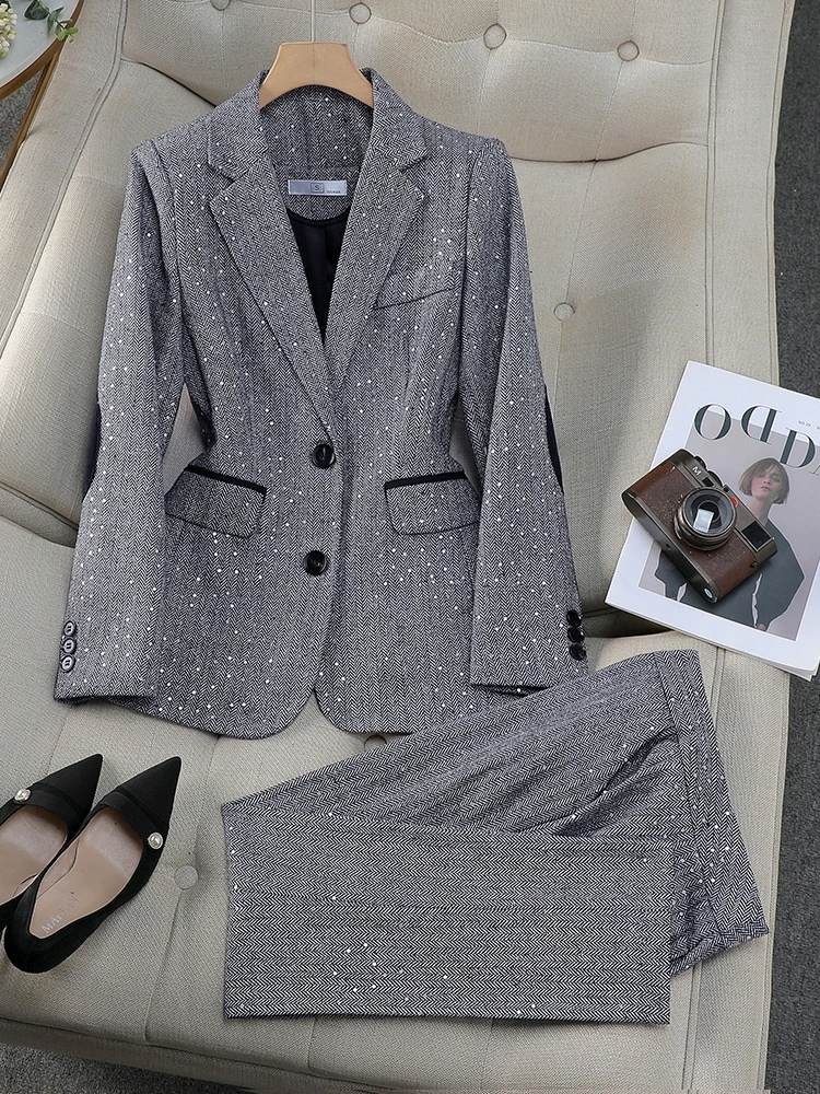 スーツジャケット 春秋 カジュアル 韓国風 ファッション おしゃれ 高級感 きれいめ 新作