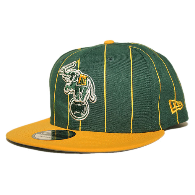 スナップバックキャップ 帽子 9fifty メンズ レディース MLB オークランド アスレチックス フリーサイズ