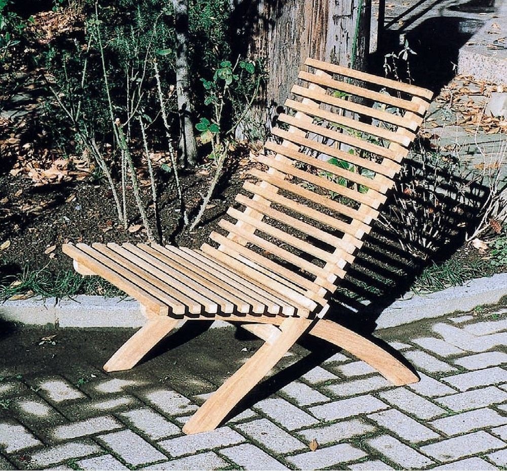 ジャービス商事　ガーデンチェア　天然木無垢材　ハンディチェア　　36316　木製