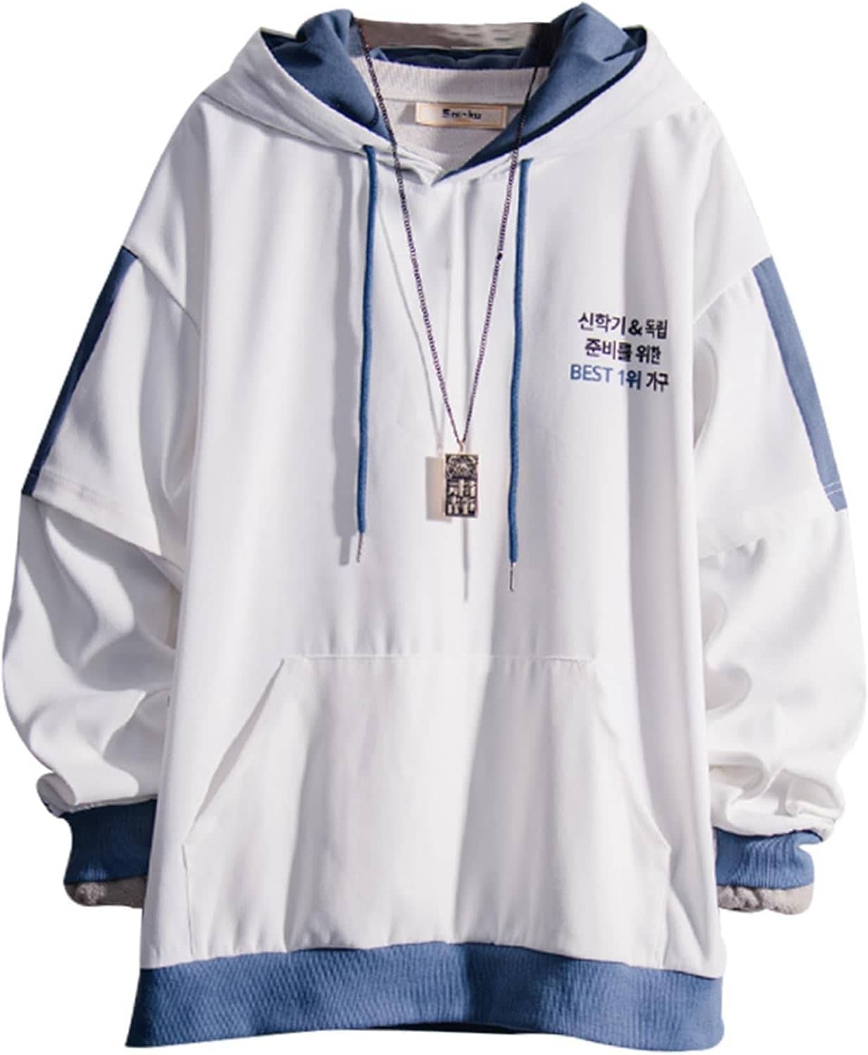フードパーカー メンズ 秋冬 プルオーバー 長袖 上着 フード付 男女兼用 ヒップホップ 厚手 気持ちいい レイヤード 韓国風 個性的 スウェット カジュアル 通勤 スポーツ 旅行 アウトド