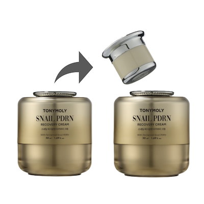 フェイスクリーム TONYMOLY SNAIL PDRN RECOVERY CREAM 50ml Qoo10] トニーモリー スネイルPDRNリカバリークリーム 50 : スキンケア