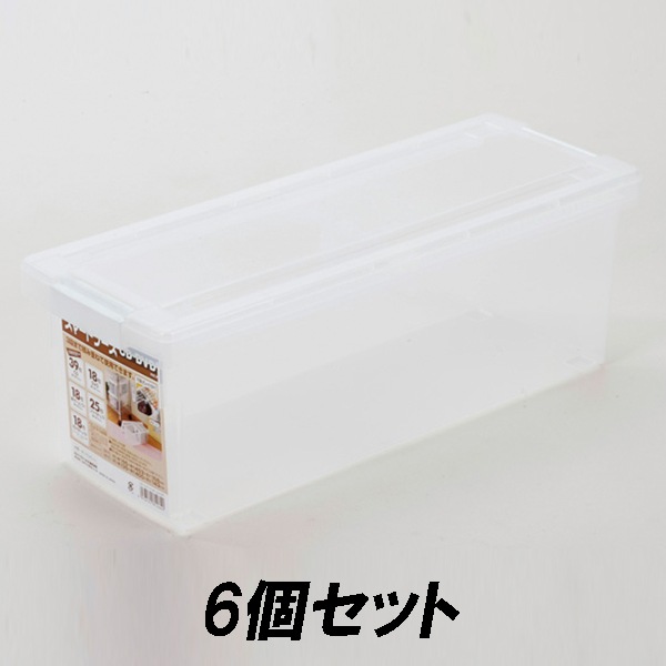 ILC 収納ケース スマートケース お買い得6個セット CD DVD 収納ボックス SC-06CL クリアー